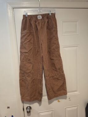 Women's BDG Wide Leg Checkered Pants